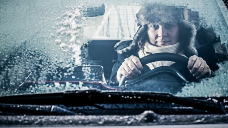 You must be in control of your car when taking a solo winter road trip.