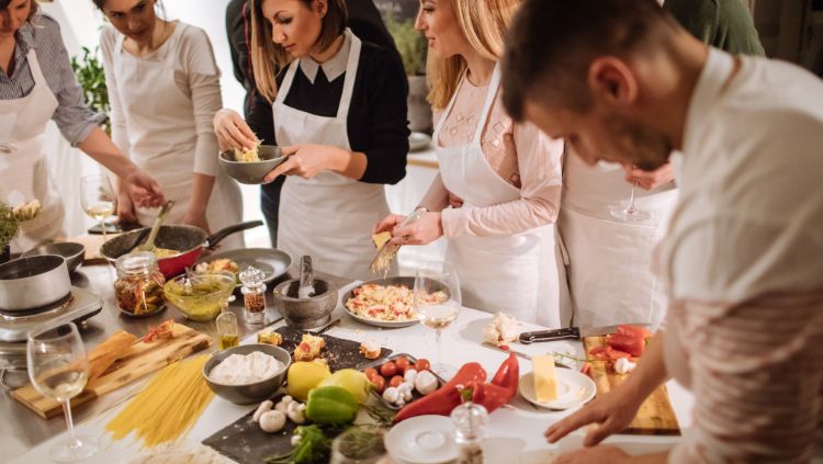 A cooking class is a great way to participate in creative travel