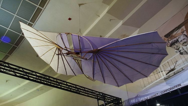 A model of Da Vinci's flying machine that we saw on our trip of a lifetime