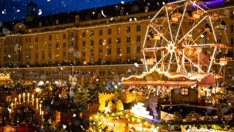 image, christmas market, solo winter travel