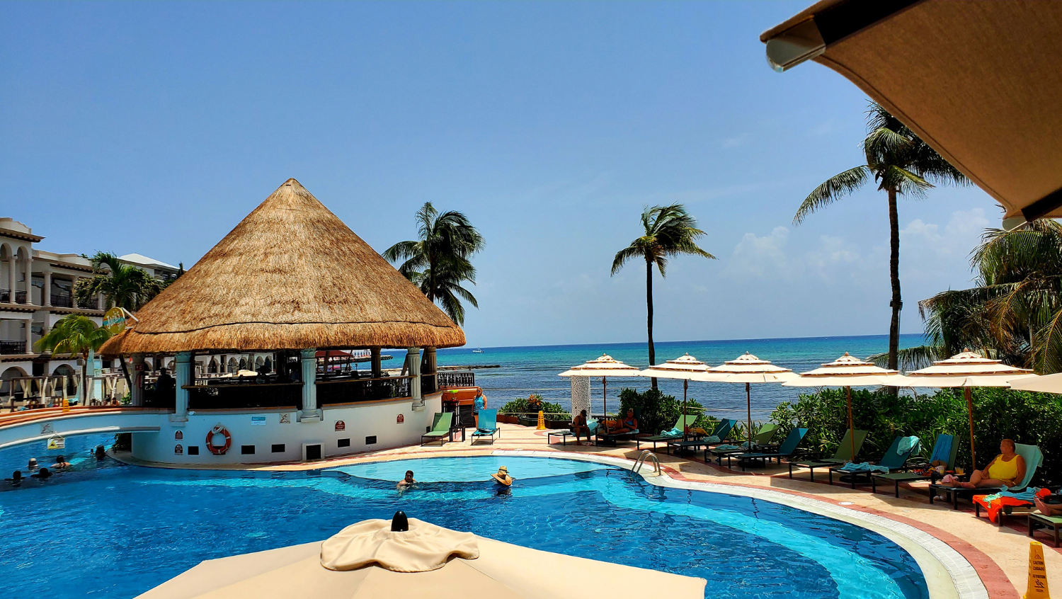 going to a resort alone can involve relaxing by the pool